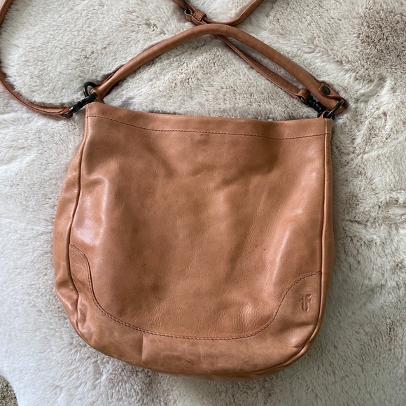 Frye Handbags - Frye Melissa Hobo Bag Dusty Rose! Definitely a pinkish shade to the leather.